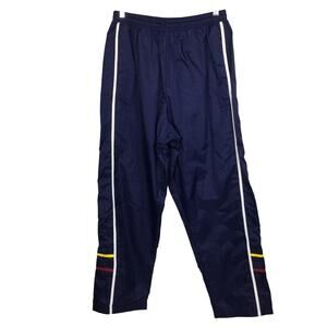 CS Signature VTG 90's Activewear Lined Nylon Navy Track Suit Pant Women's XL